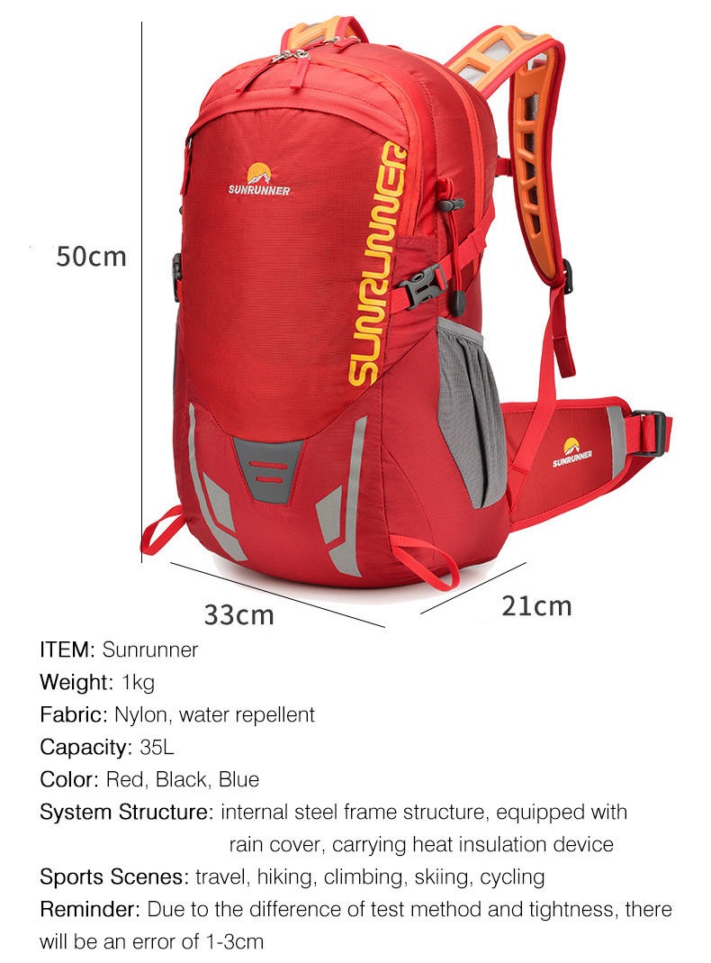 35L Hiking Backpack Bag Large  - огляд і ціна Cycling Commuter Backpack