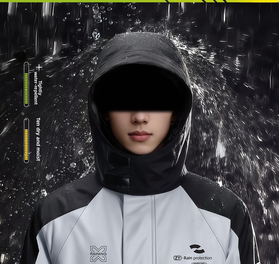 Heavy Duty Two Piece Motorcycl - огляд і ціна Cycling Rain Jacket Commute