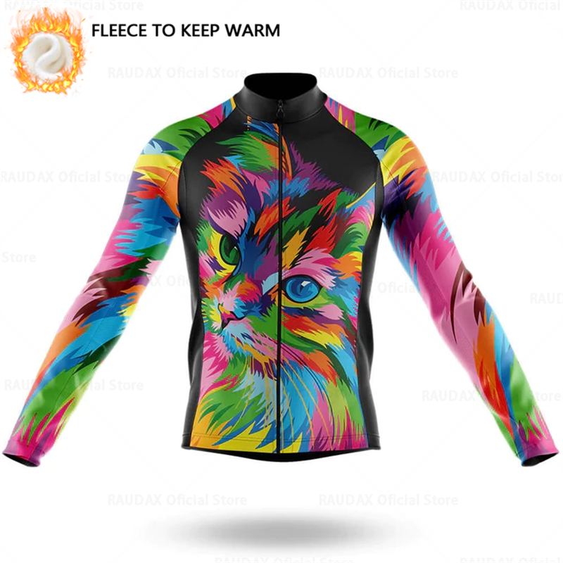 Cartoon Cat Winter Cycling Jer - огляд і ціна Cycling Commuter Jacket