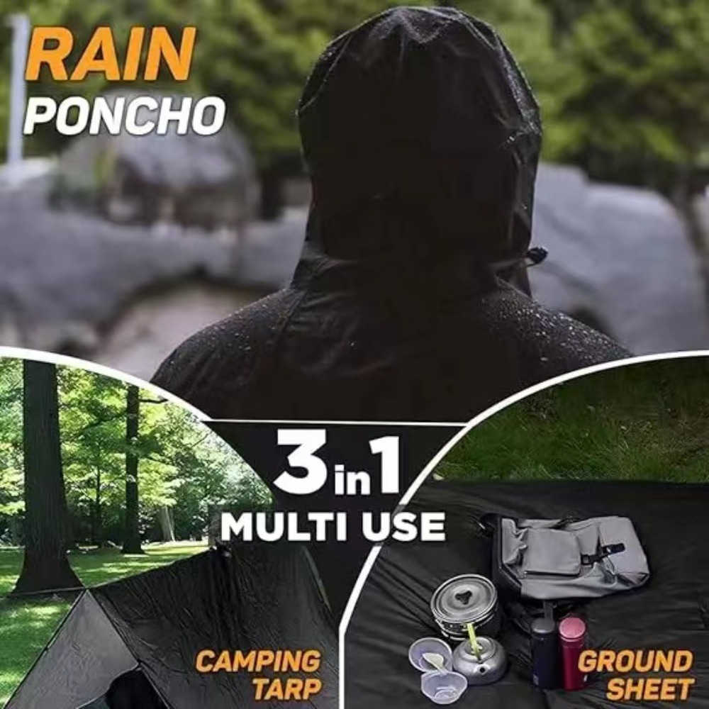 Waterproof Rain Poncho Lightwe - огляд і ціна Cycling Rain Jacket Commute