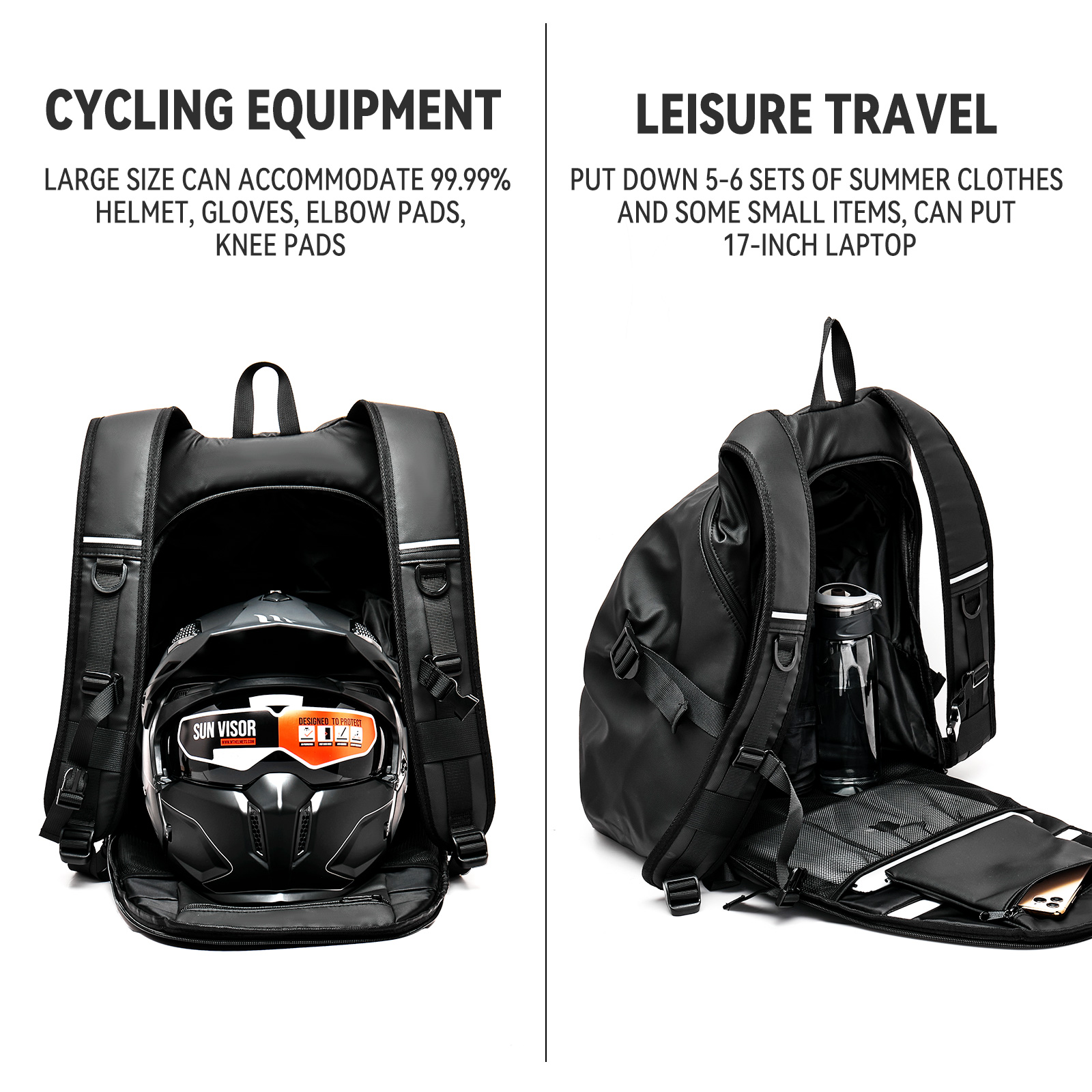 Helmet Backpack for Motorcycle - огляд і ціна Cycling Commuter Backpack